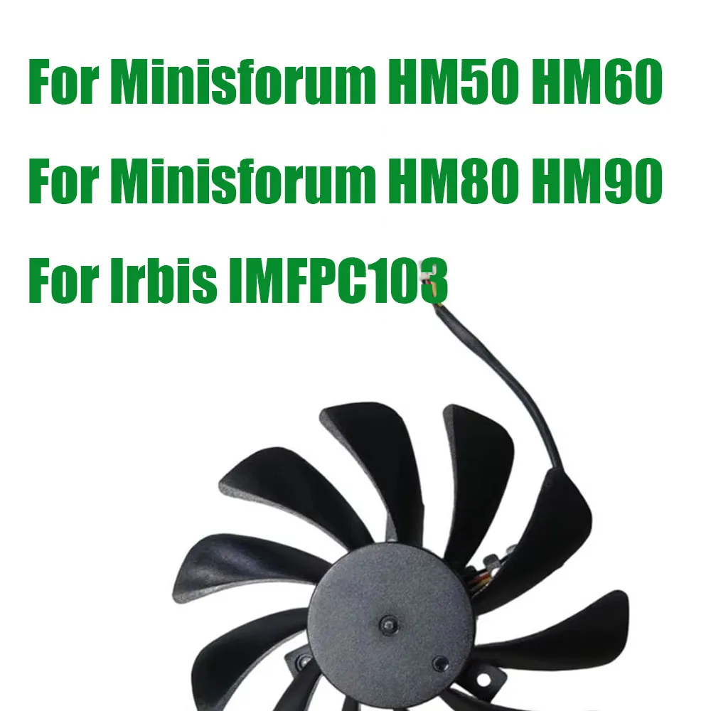 

For Minisforum HM50 HM60 HM80 HM90 For Irbis IMFPC103 DC12V 0.12A Replacement MINI PC Fan