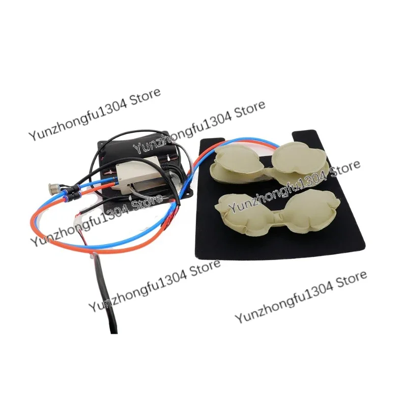 Airbag massage system, car seat air lumbar support system, modified pneumatic airbag assembly
