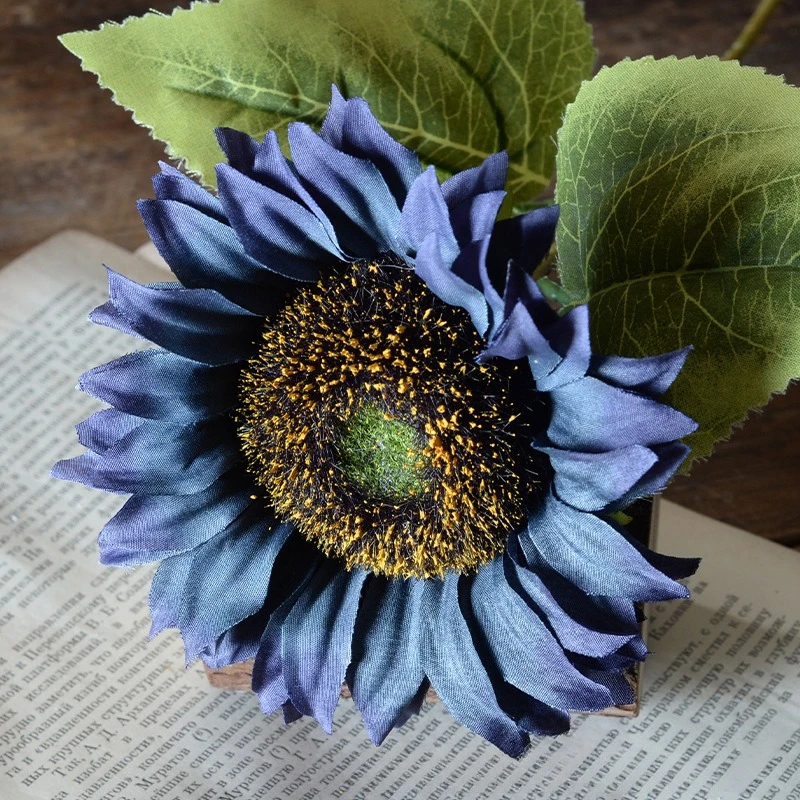 

10Pcs Artificial Sunflower Home Decoration Silk Flowers Wedding Floral Arrangement Party Table Fake Sunflower Photography Props
