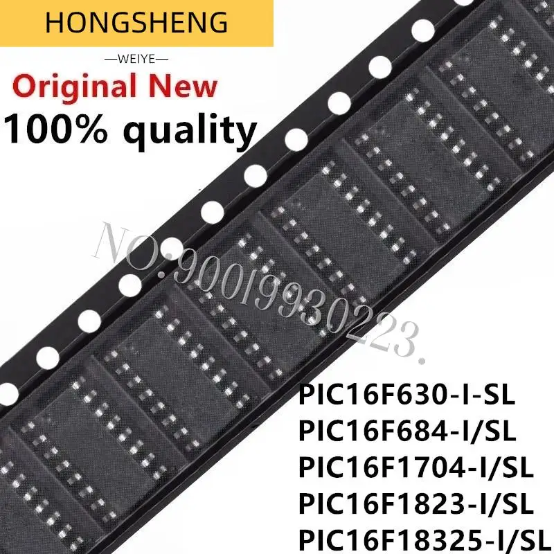 

10pcs PIC16F630-I/SL SOP14 PIC16F1823 684 1704 18325 SMD