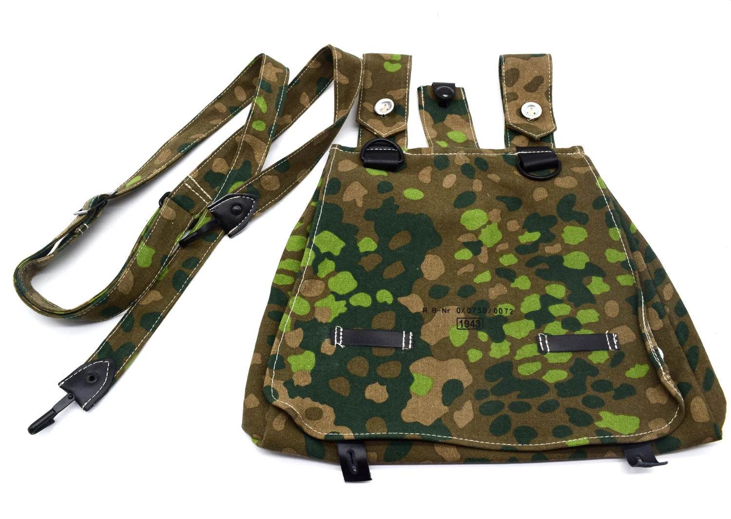 Camouflage Cosplay German DOT 44 Camp Bread Bag W Strap