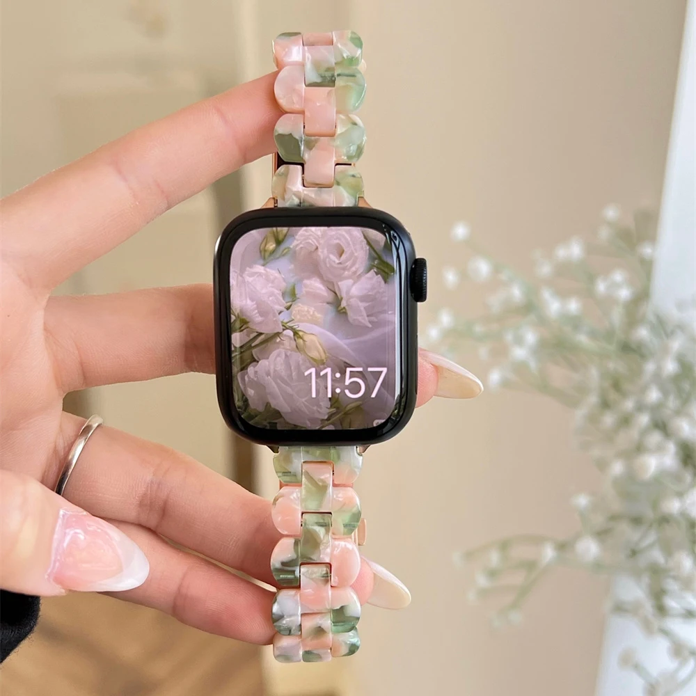 Ремешок резиновый для apple watch band 7 38 мм 41 45 мм, прозрачный браслет для iwatch 7 6 se series 5 4 3 44 мм 40 мм 42 мм