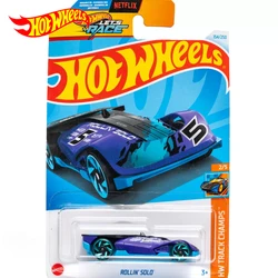 2024H Original Hot Wheels Car Rollin Solo LET'S RACE Toys for Boys 1/64 Diecast Alloy Voiture Track Champs Juguete Birthday Gift