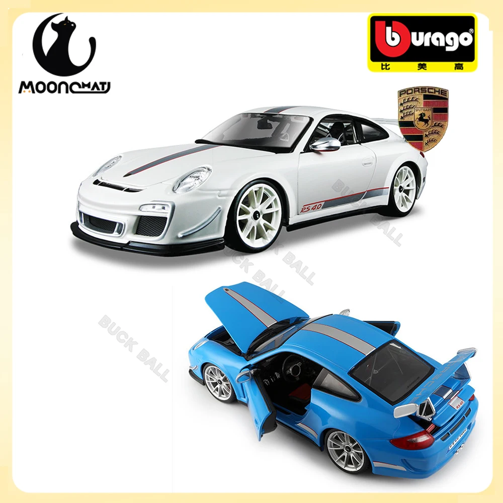 

1:18 Bburago Porsche 911GT3 Модель автомобиля PORSHCE Классический супер спортивный автомобиль из сплава Роскошный автомобиль Литая под давлением модель Детские игрушки Подарки