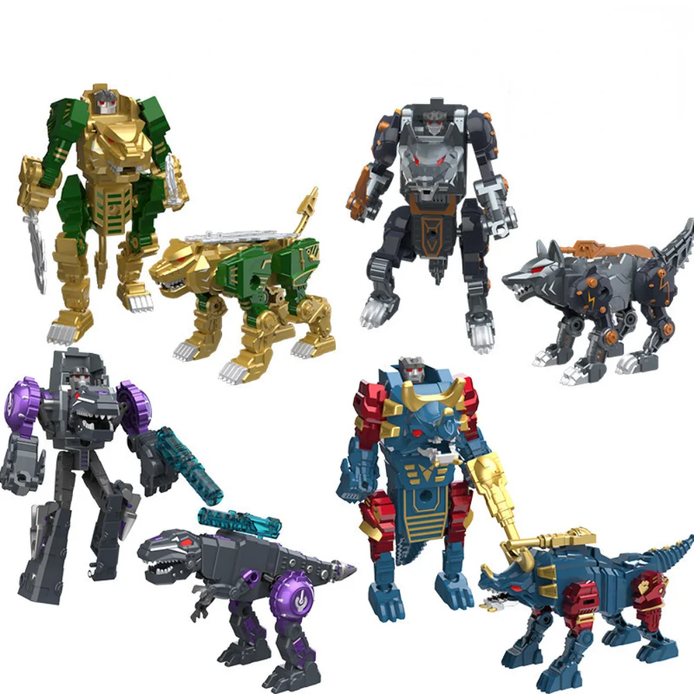 BKK Alloy Deformation Dinosaur Beast Robot Action Figure Model Collection Children's Toy Gift