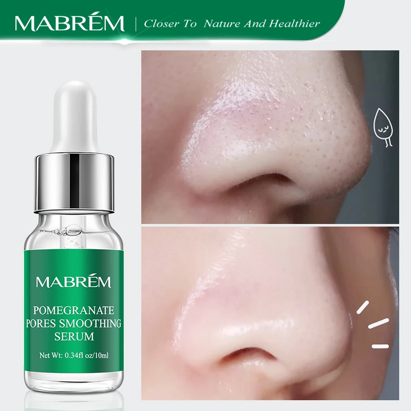 MABREM Pomegranate Pores Smoothing Serum Hydrating Nourishing For Face Whitening Anti-Ageing Anti-Wrinkle Remove Fine Lines