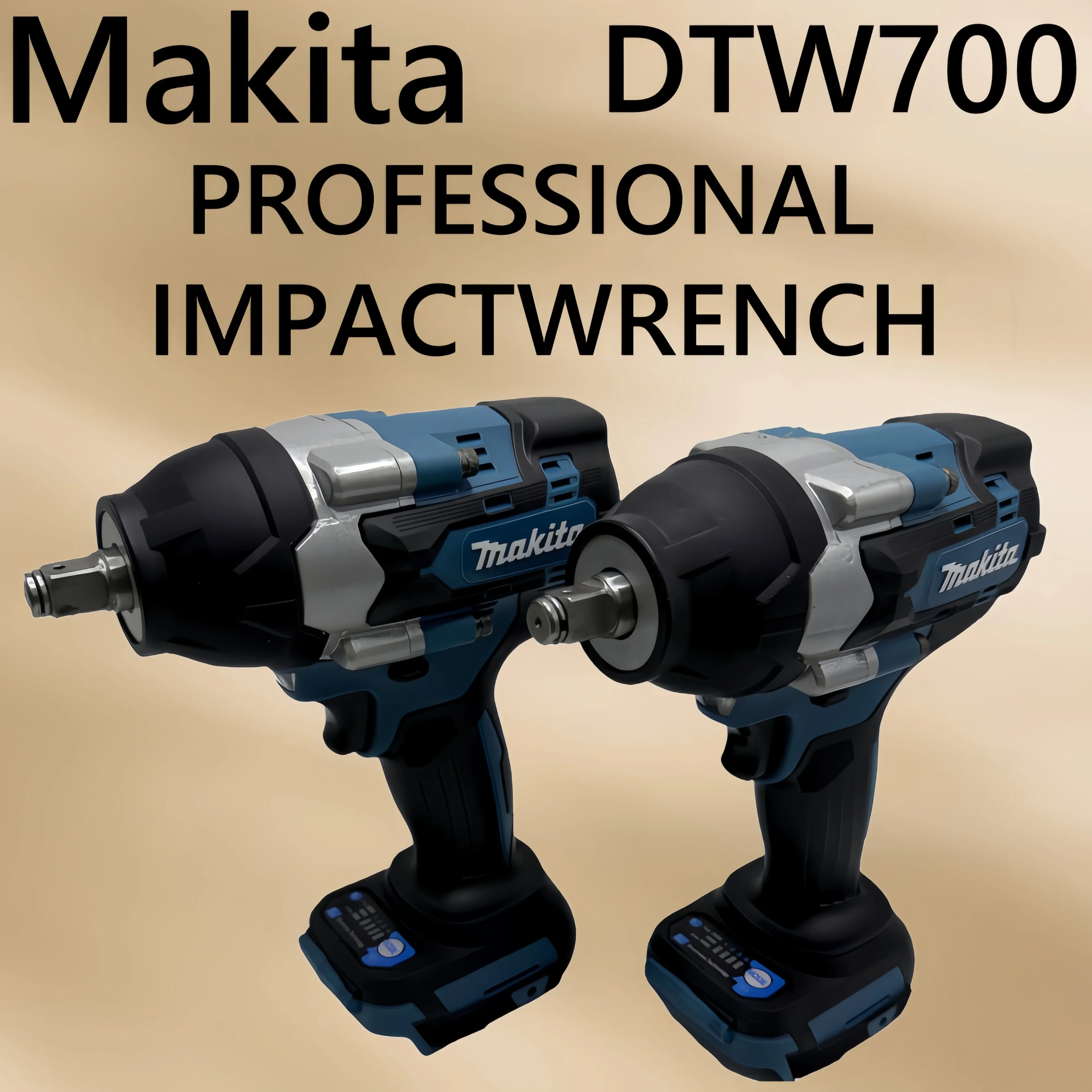 

100% NEW Genuine Makita 1800 N.M Torque DTW700 Brushless Electric Impact Wrench 1/2 In Lithium-Ion Battery For Makita 18V Batte