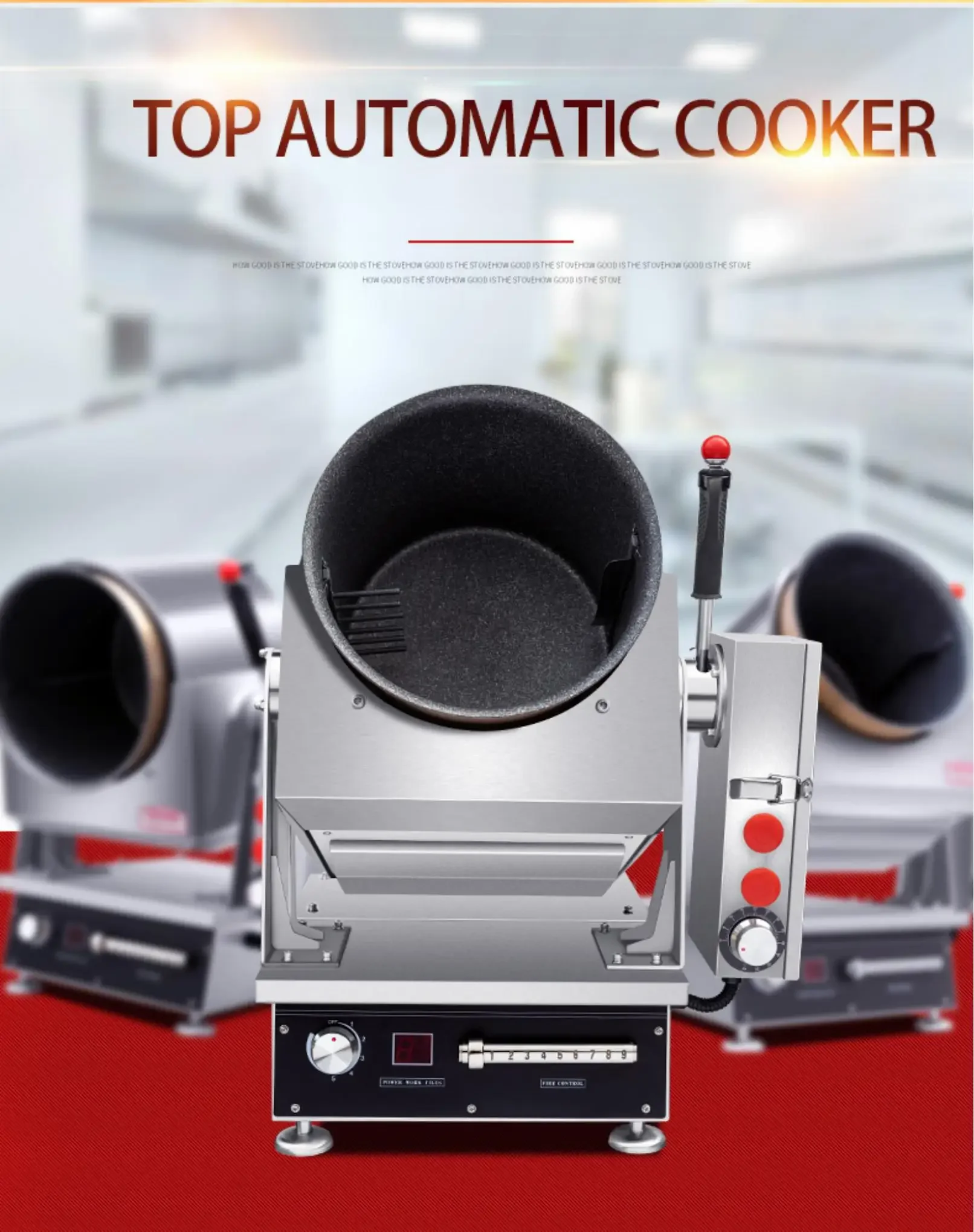 Commercial Cooking Machine Fully Automatic Multi-function Fried Rice Fried Noodles One Machine Multi-purpose