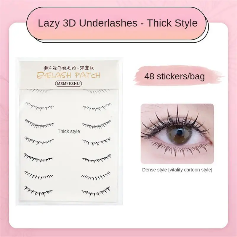 3d Natural And Lifelike Anti-loss Eyelash Stickers Waterproof And Sweatproof Safe Material Eyelash Tattoo Stickers Lasting