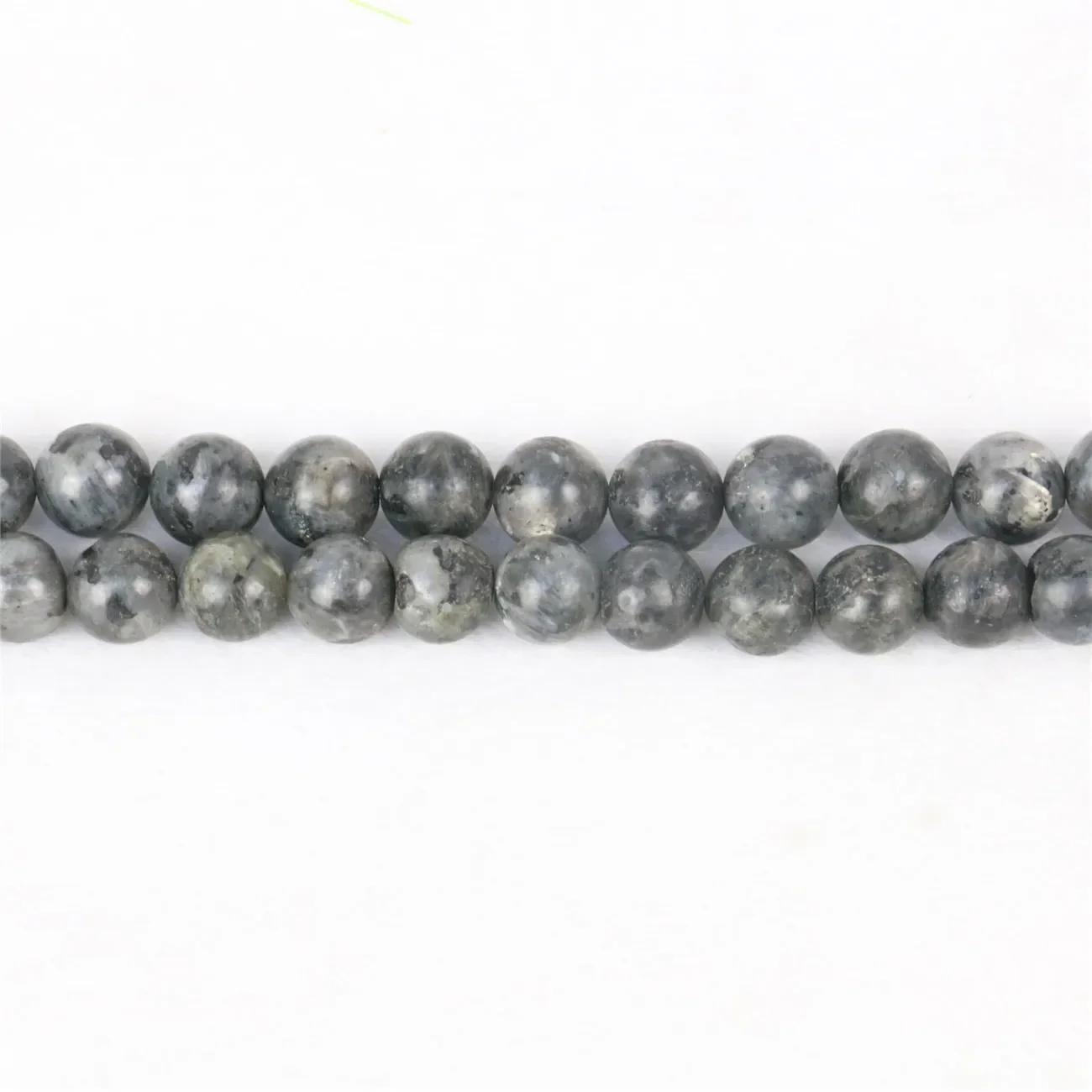 6 8 10mm Round Gray ShimmerStone Loose Beads Natural Stone Flash Accessories DIY Hand Made Women Fashion Jewelry Making Design