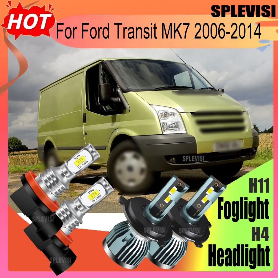 

Clear Night Vision Headlight Fog Light Car Light Compatible For Ford Transit MK7 2006 2007 2008 2009 2010 2011 2012 2013 2014