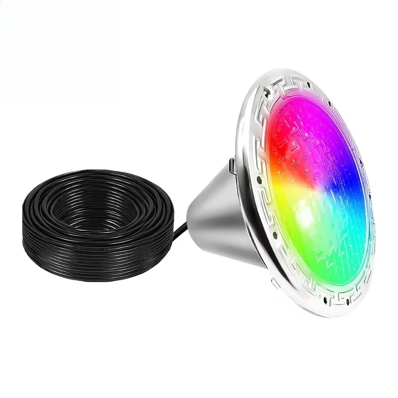 50ft 100ft Cord 10in 12VAC 120VAC White or Color Changing Light Emitting Diode Pool Light for Pentai Amerlite Replacement Lamps