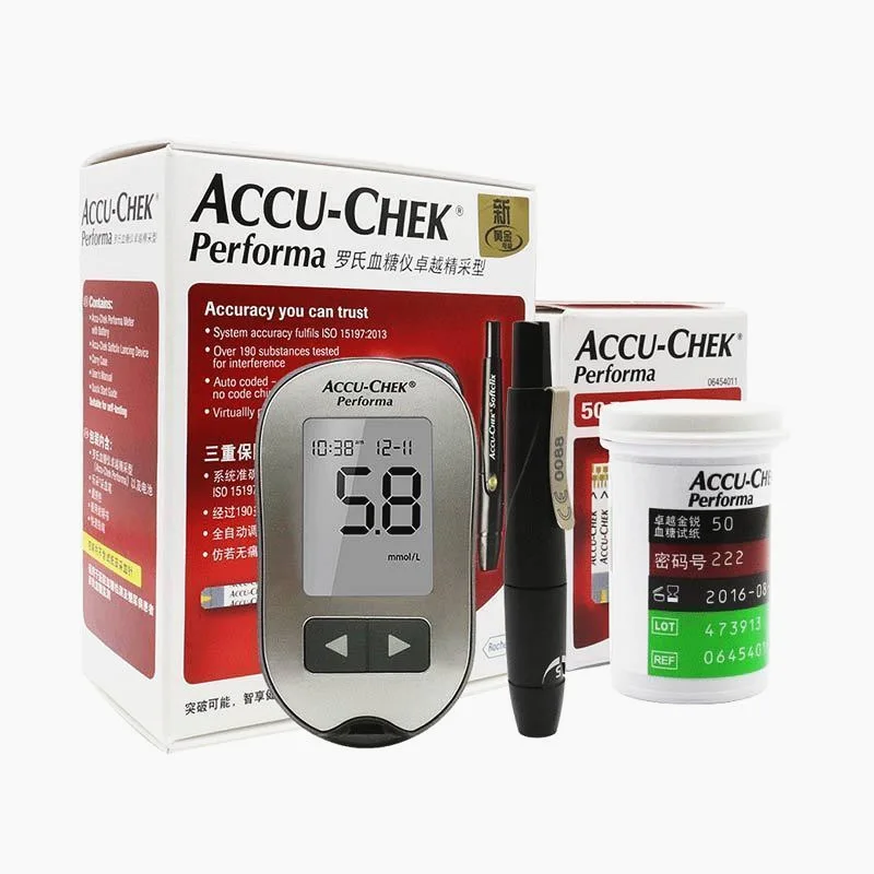 

ACCU-CHEK Монитор уровня глюкозы в крови отличная модель домашней бумаги для тестирования глюкозы в крови