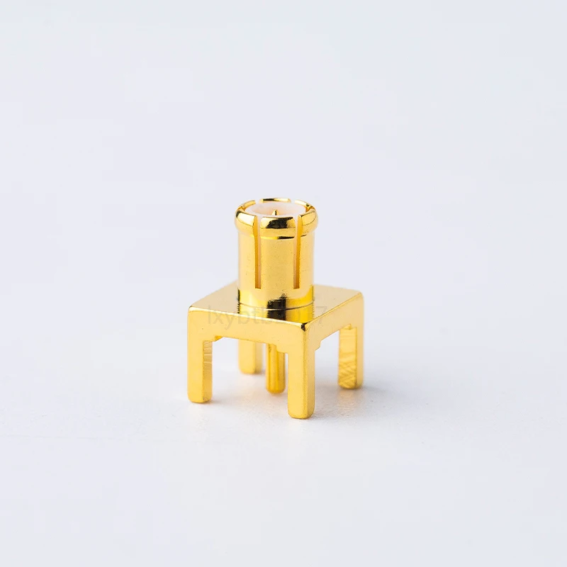MCX-JHD RF coaxial connector MCX-JE male plug-in panel fixed socket foot length 2.7mm