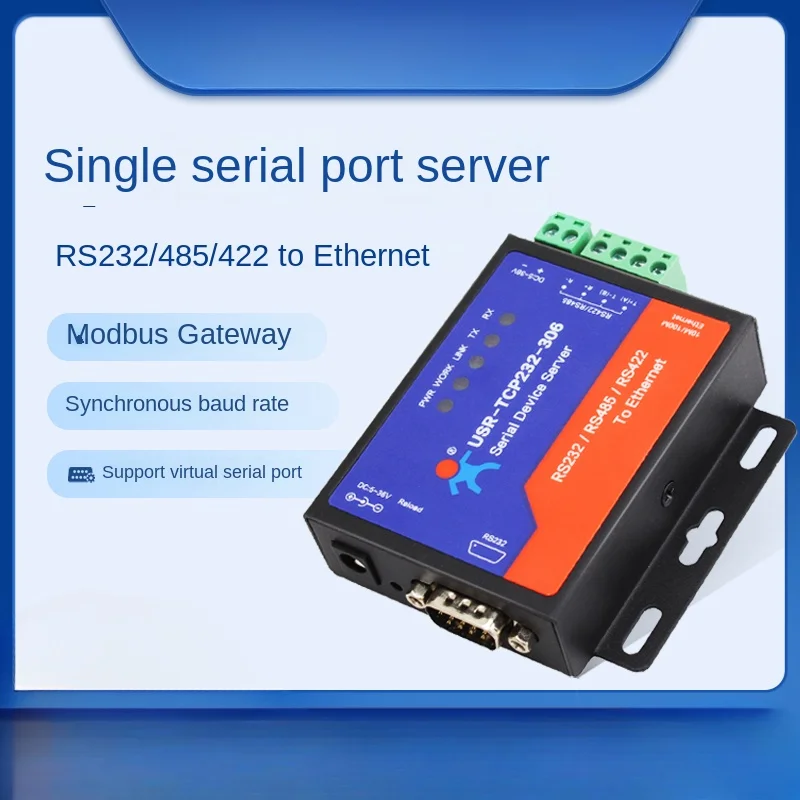 

Сервер с последовательным портом RS232/422/485 к последовательному порту Ethernet к сетевому порту Шлюз Modbus модуль связи IoT