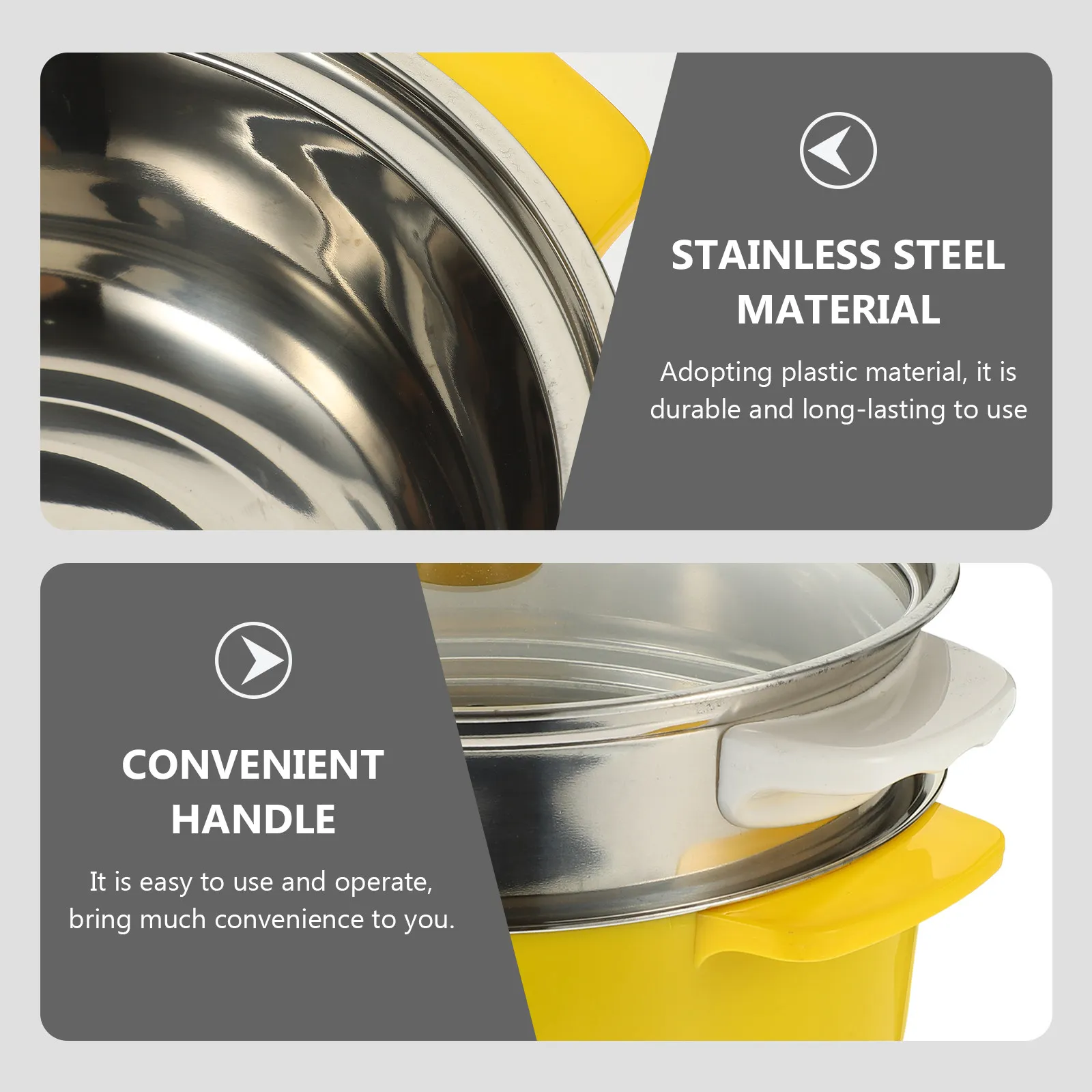 20Cm Stainless Steel Electric Steamer Pot Space Efficient Easy Operation Multifunctional Cooking Boiler for Home Kitchen Gift