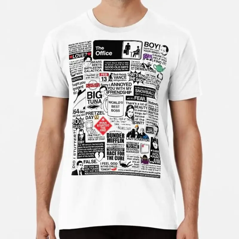Wise Words From The Office Quot S to 5XL Made in AU USA T Shirt
