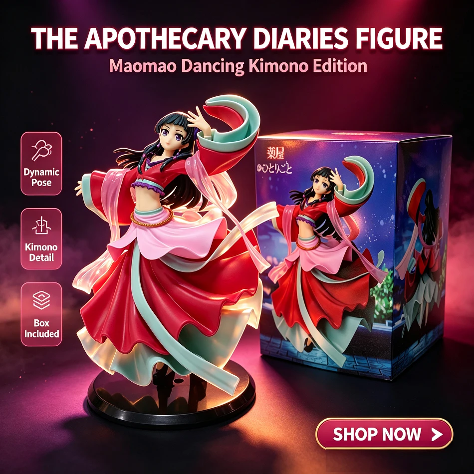 Anime The Apothecary Diaries Figur 19cm Maomi Actionfigur PVC-Modell Kawaii Autodekoration Sammlerstück Spielzeug Weihnachtsgeschenk