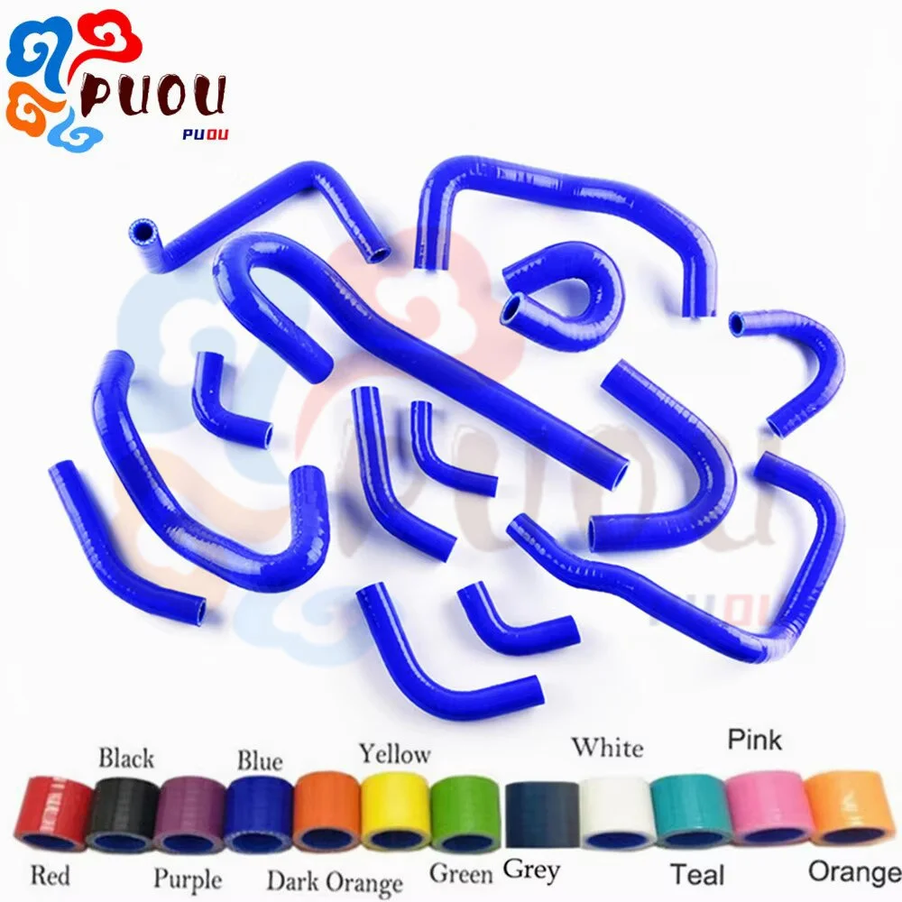 

Комплект силиконовых патрубков радиатора и шлангов отопителя для Nissan Skyline R33/R34 GTR RB26DETT 1995-2002 годов выпуска