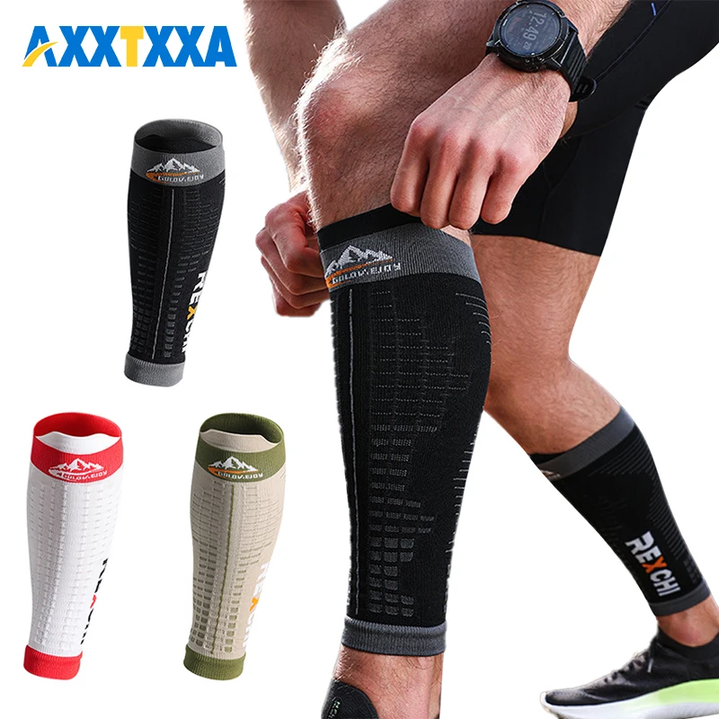 1 Pair Calf Compression Sleeves for Women Men Compression Socks Calf Brace Muscle Pain Relief for Running Marathon Hiking Soccer