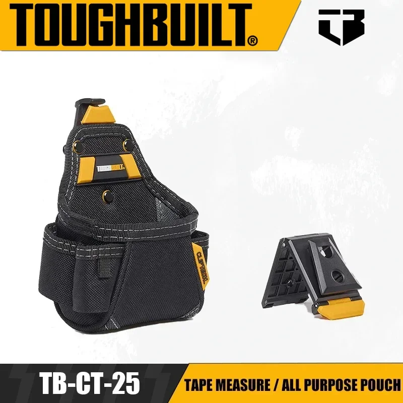 

TOUGHBUILT TB-CT-25 Tape Measure / All Purpose Pouch Portable Storage Belt Pouch Tool Organizer Pouch Power Tool Accessories