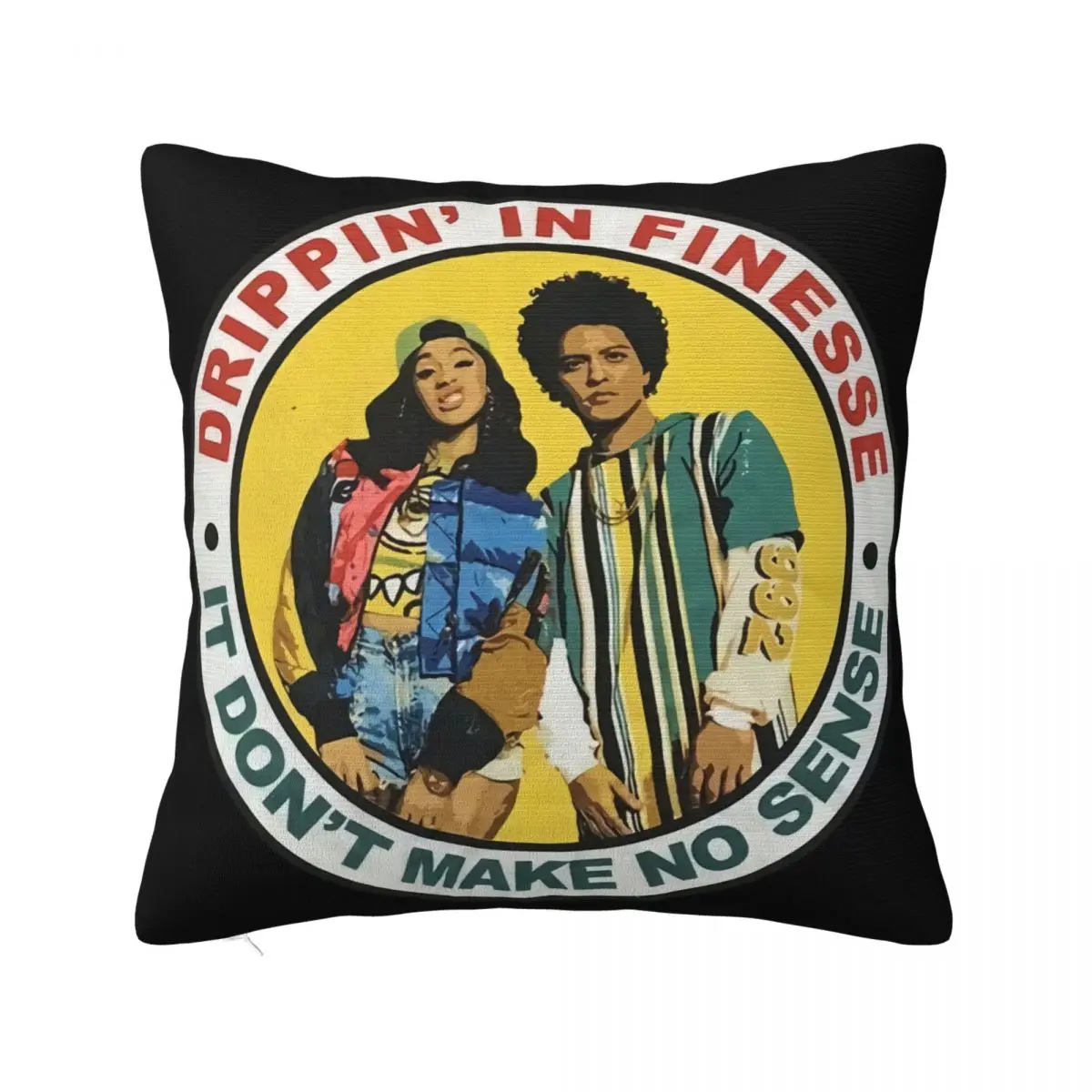 

2018 Bruno Mars Cardi B World Tour Baseball Pop Music Bardi Adult Size Small Baseball H Pillow Case