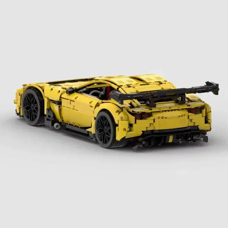 MOC-156321 Supercar GT3 Concept Car 1:8 RC Assembly Splicing BuildingBlockModelmocCreative Building Blocks Kids Birthday ToyGift