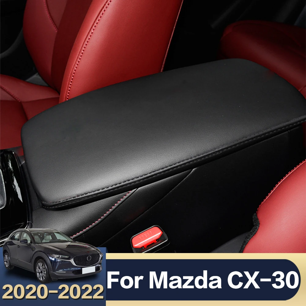 Car Armrests Box Cover Central Control Decoration Interior Accessories For Mazda CX-30 CX30 CX 30 2020 2021 2022