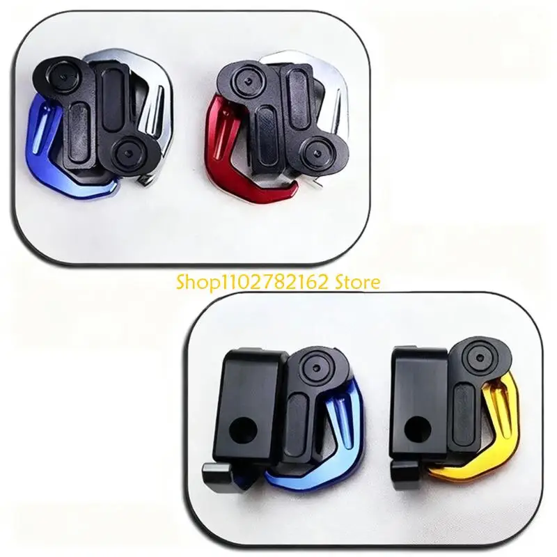 547B Universal Motorcycle Handlebar Mounting Bracket Motorbike Foldable Aluminum Hanger Hook For Scooter Storage Accessories