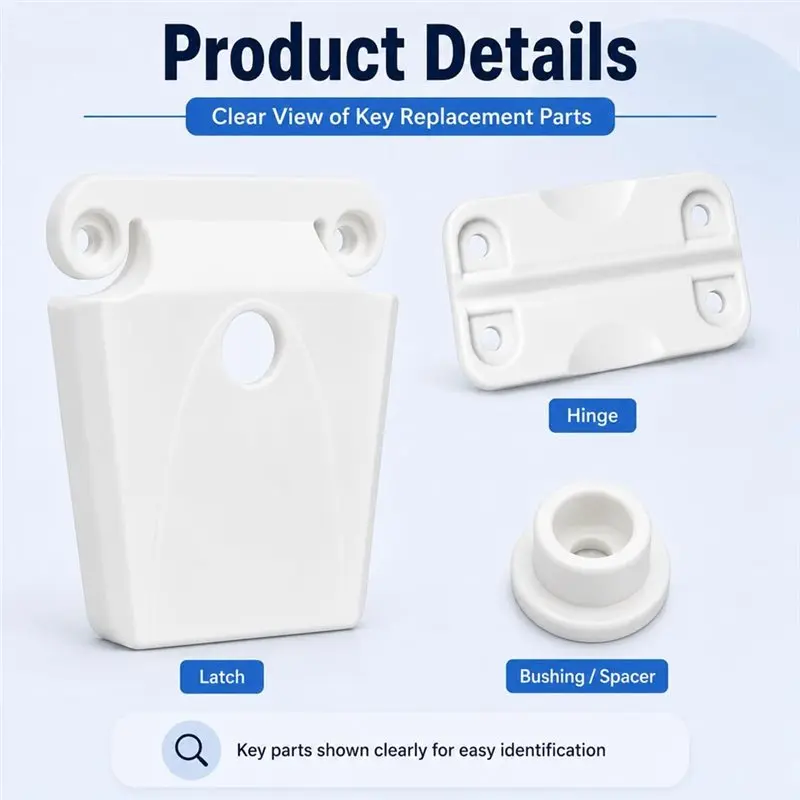 AWAH Replacement Parts For Cooler Latch And Chest Hinge For Igloo 50-165 Qt Coolers- Cooler Chest Repair Parts