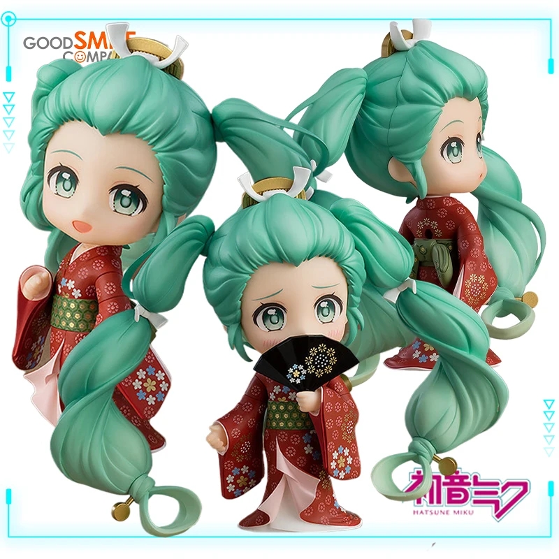 GSC Original Genuine Vocaloid Hatsune Miku Nendoroid 2100 Beauty Looking Back Ver 10cm Collections Model Toy Action Figures Gift