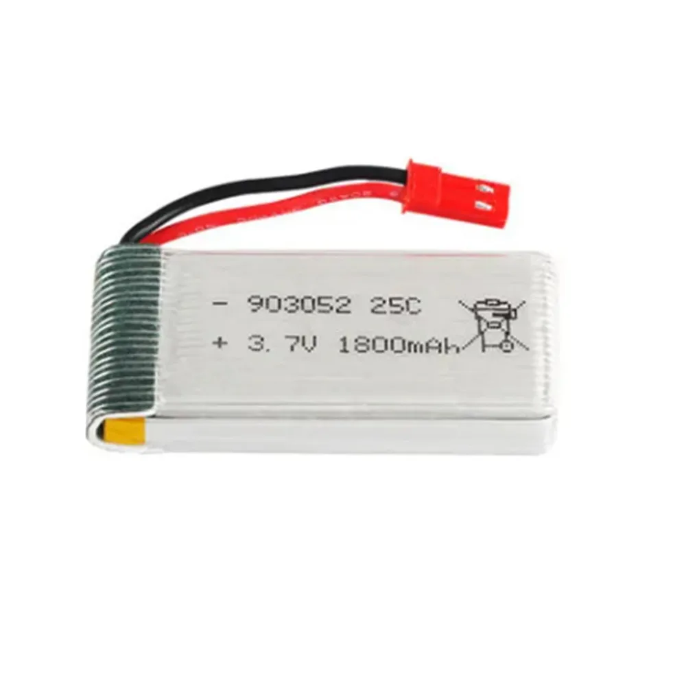 3.7v 1800mAh Lipo Battery +charger for HQ859B HQ898B H11D H11C T64 T04 T05 F28 F29 T56 T57 RC Drone Parts 3.7v Battery JST Plug