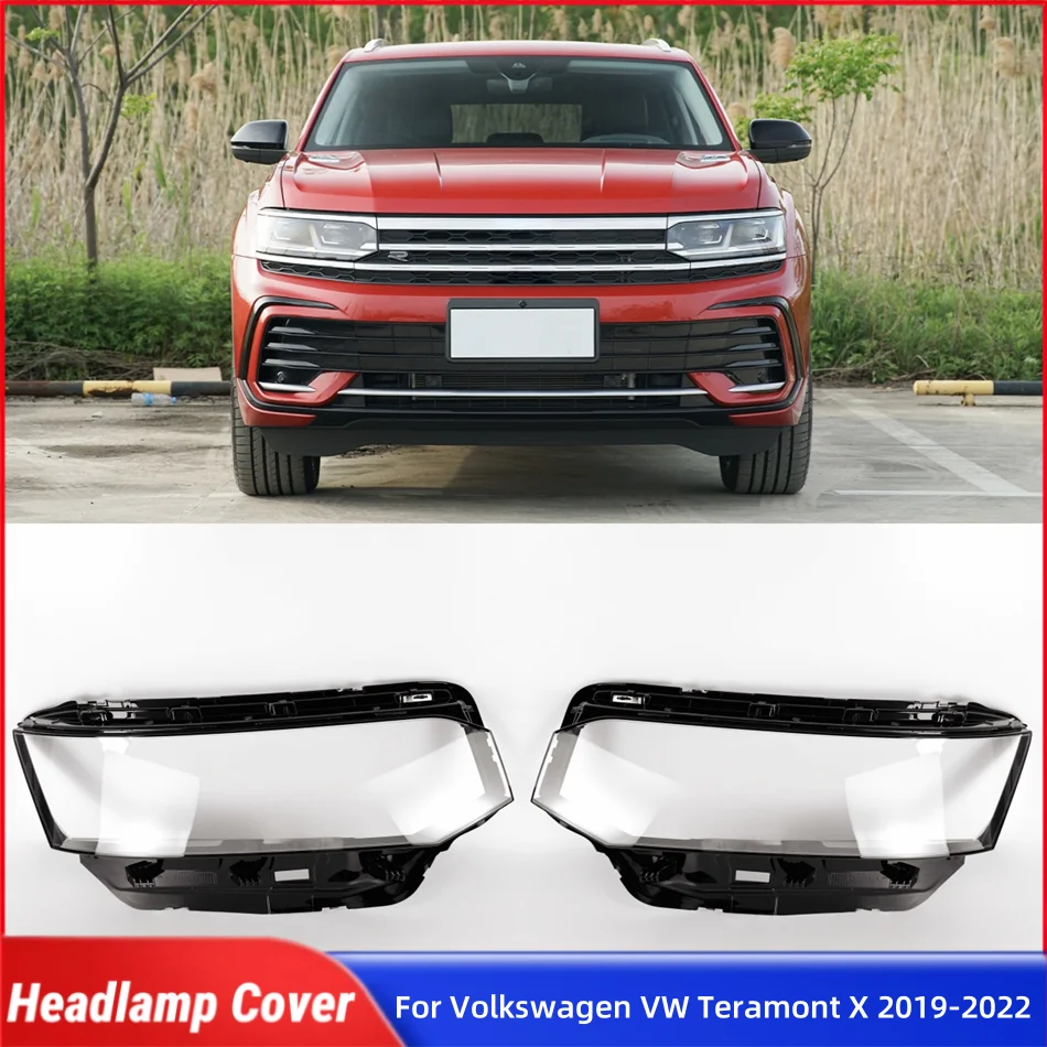 

Для Volkswagen VW Teramont X 2019 2020 2021 2022, автомобильные гаджеты, крышки для фар, передняя фара автомобиля, крышка объектива, корпус