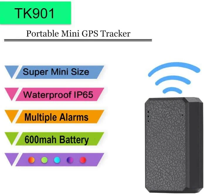 Nowa wersja aktualizacji TK901 mini lokalizator GPS z opcją magnesów przenośne urządzenie śledzące gps tkstar mini gps