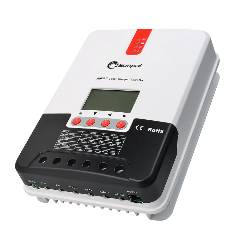 

Sunpal 96V 100A Mppt Solar Charger Controller 48Volt Control Solar 60A 80A 100A