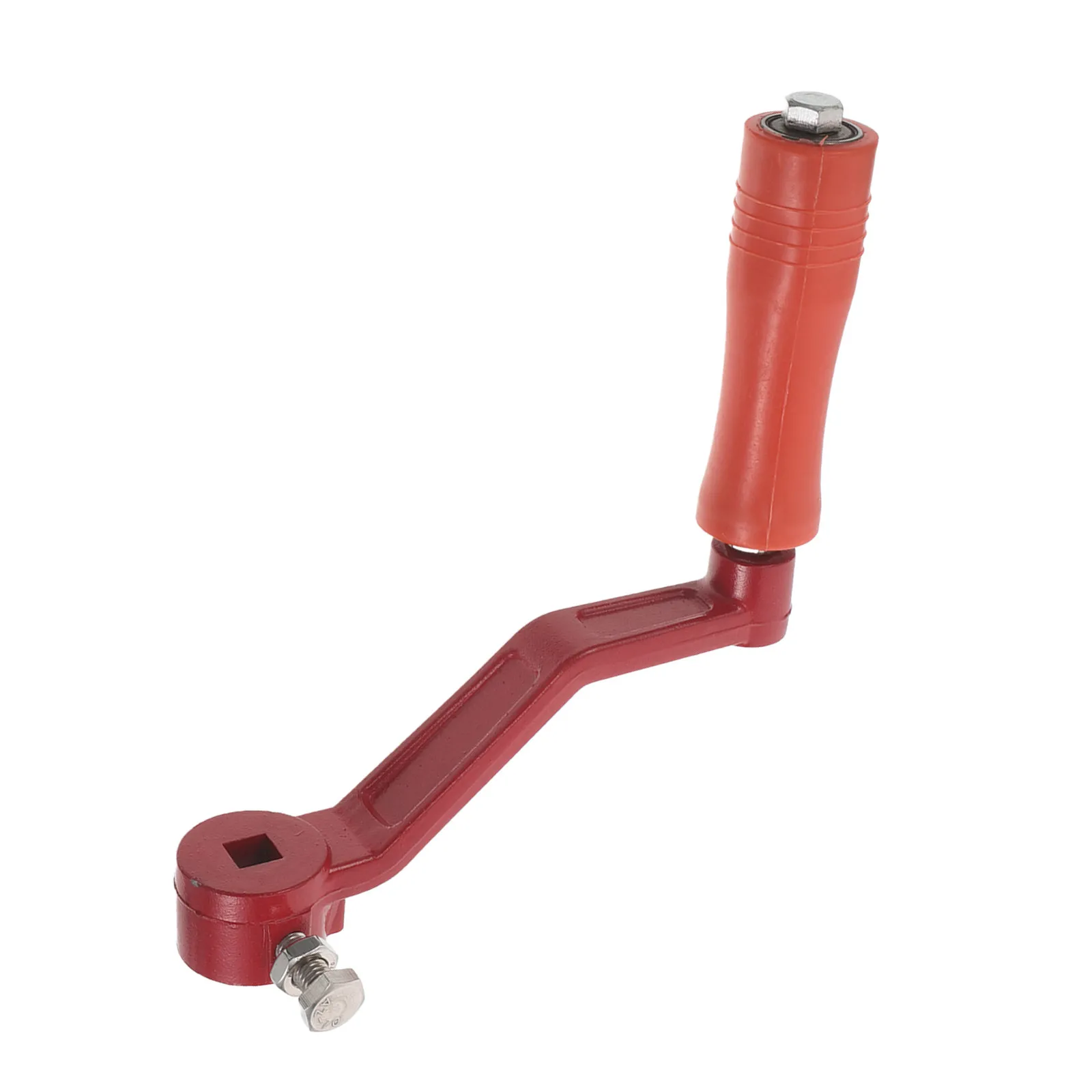 Stainless Steel Replacement Honey Extractor Handle Dual Bearing Smooth Operation for Manual Honey Extractor Parts Beekeeping