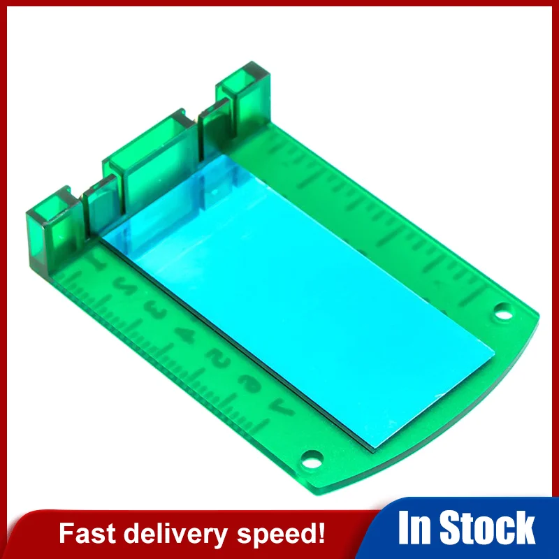 1Pc Lase Target Card Plate 10cmx7cm For Green Red Lase Level For Line Lasers Reflective Magnetic Plate Laser Target