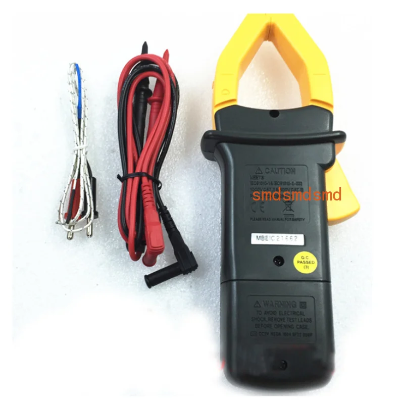 MS2101 AC/DC 1000A Digital Clamp Meter DMM Hz/C Clamp Meter Measured Capacitance Frequency Temperature