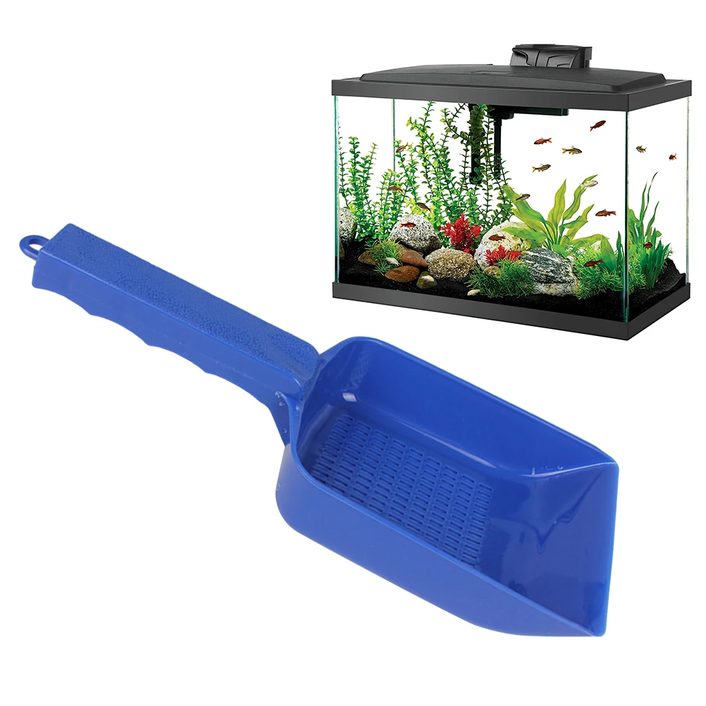 

Sludge Scraper Sand Shovel Aquarium Tool Water Leakage Fish Tank Supplies Pet Waste Cleaner Gravel Sifter Small
