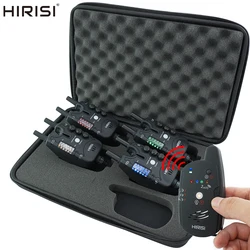 Hirisi Carp Fishing Alarm Set Wireless Bite Alarm 2 Way Remote Control Bite Indicator Fishing Accessories