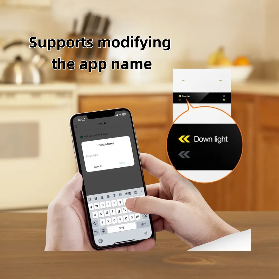 M8Pro Tuya Smart Switch, Zigbee 3.0 Hub: HD Weather/Clock Display, Scene Setting, Multi-Device Control Switch