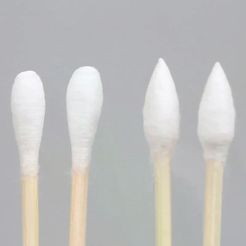 100/200Pcs Disposable Home Dual Heads Ear Cleaning Makeup Cotton Swabs Buds