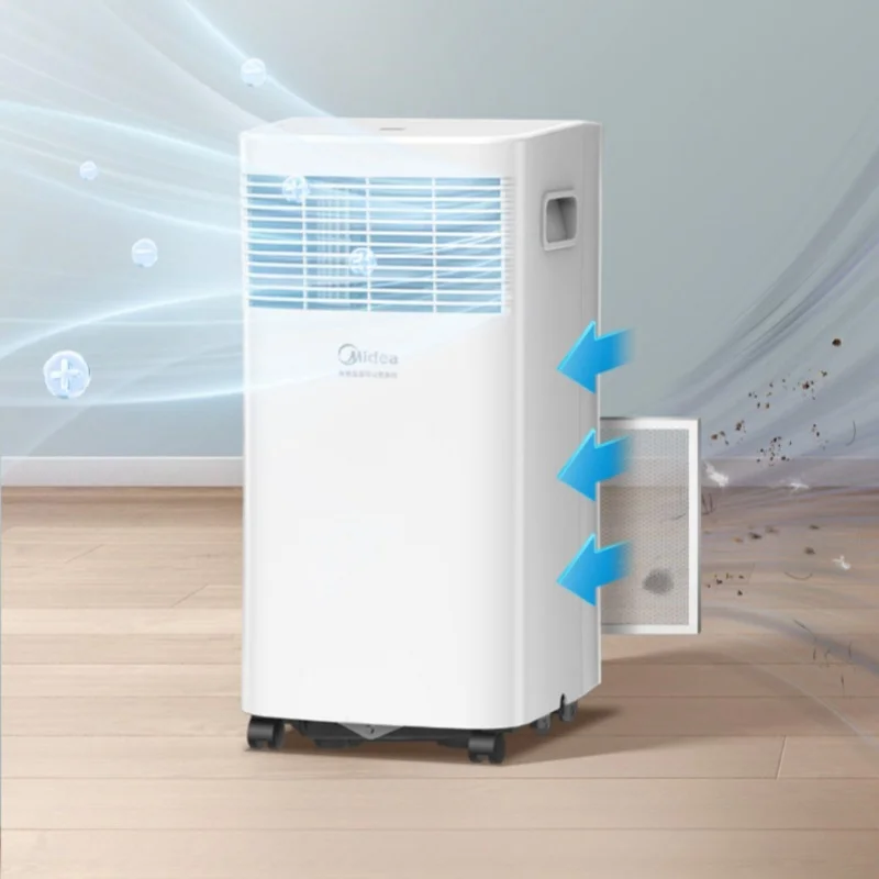 Midea-تكييف هواء متحرك ، تبريد 1 حصان فقط ، تركيب مجاني ، مطبخ ، غرفة معيشة