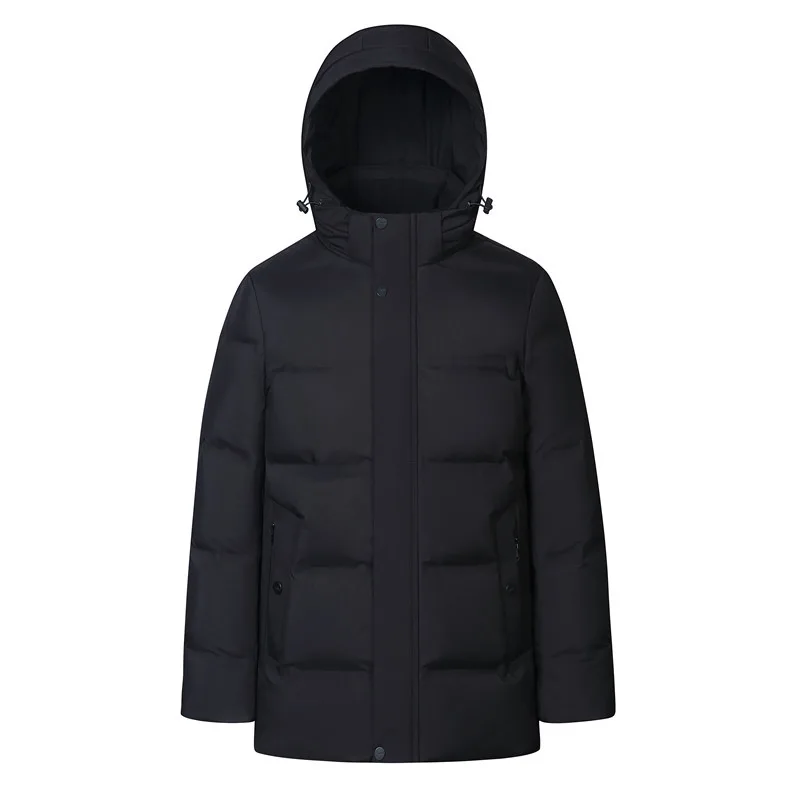 White Goose Down Jacket Coat Parka Men Waterproof Thick Outerwear Men's Clothing Winter Padded Jackets Puffer Jacket HWY307