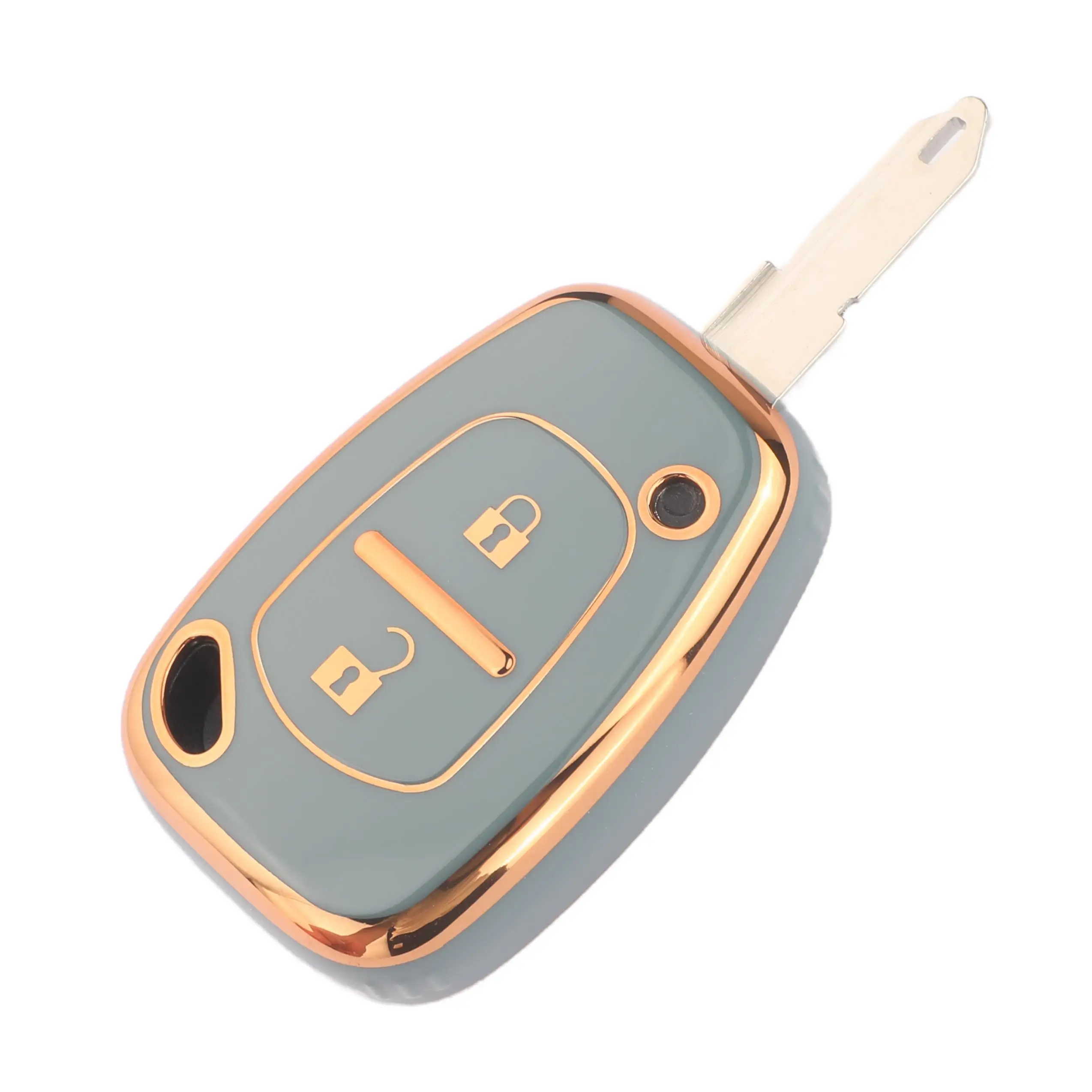 Jingyuqin 2BTN حافظة مفاتيح السيارة من البولي يوريثان فوب لرينو كانجو ترافيك كليو 2004 ماستر لنيسان إنترستار أوبل فيفارو 2003 موفانو