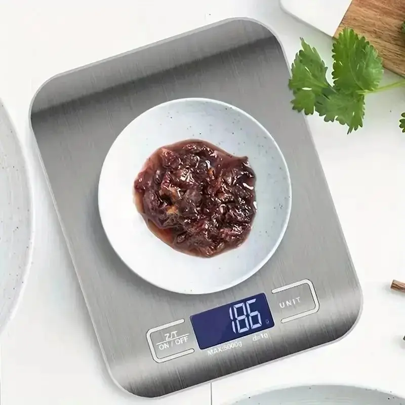5kg/10kg 1g Digital Kitchen Scale  LCD Display Coffee Electronic Scales Home Jewelry Food Snacks Weighing Baking Tools