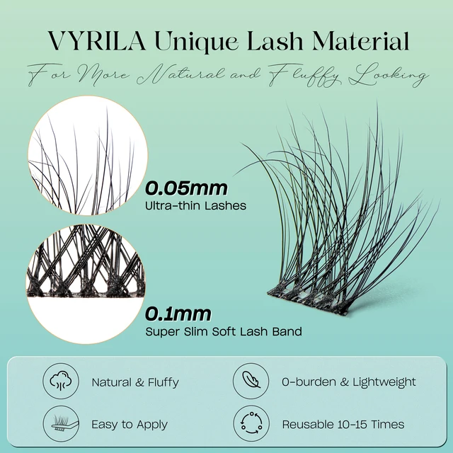 Premium DIY C Curl Cluster Lashes 2