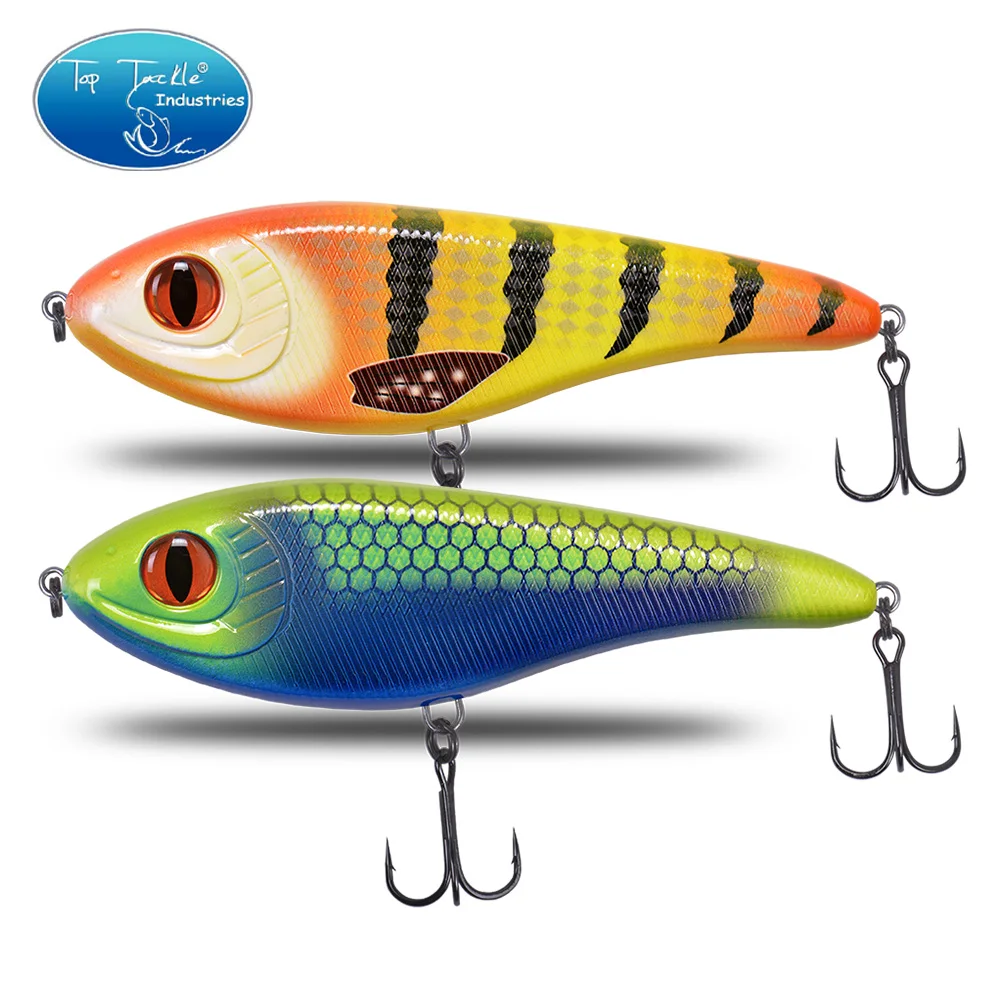 

1pc Freshwater Fishing Lure, Pike Lures, Jerk Baits, Slow Sinking, Hard Wobbler, Suspending Pike, Bass, Musky fishinglure