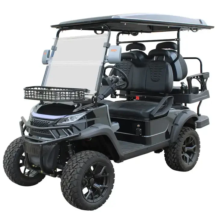 Stable and Comfortable 4 Seater Club Cart Lifted Off Road Electric Golf Buggy Hunting Cart