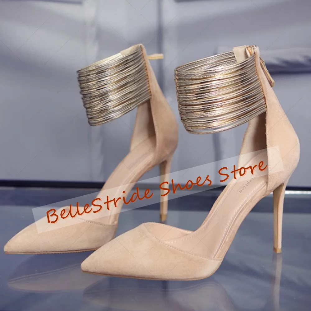 Red Pointed ToeBack Zipper Sandals String Decor Women Shoes Stilettos High Heels Party Banquet Dating 2025 Zapatos Para Mujere